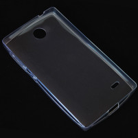 Силиконов гръб ТПУ ултра тънък за Nokia X / Nokia X + кристално прозрачен